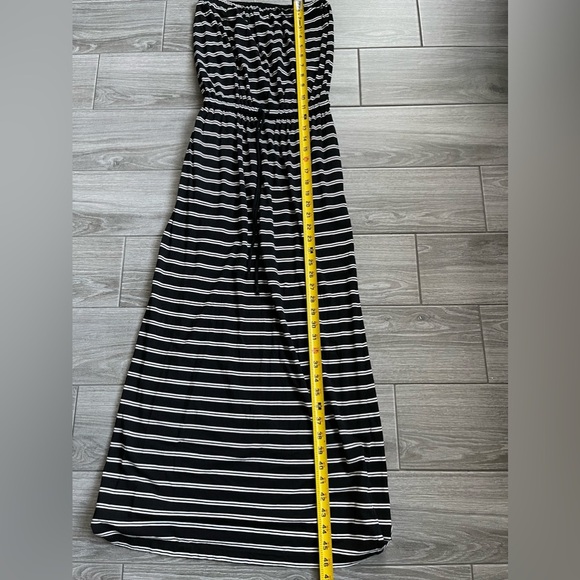 J. Crew Strapless Maxi Striped Dress, Amie Style, with pockets, Size XXS!•Boho - Picture 13 of 15